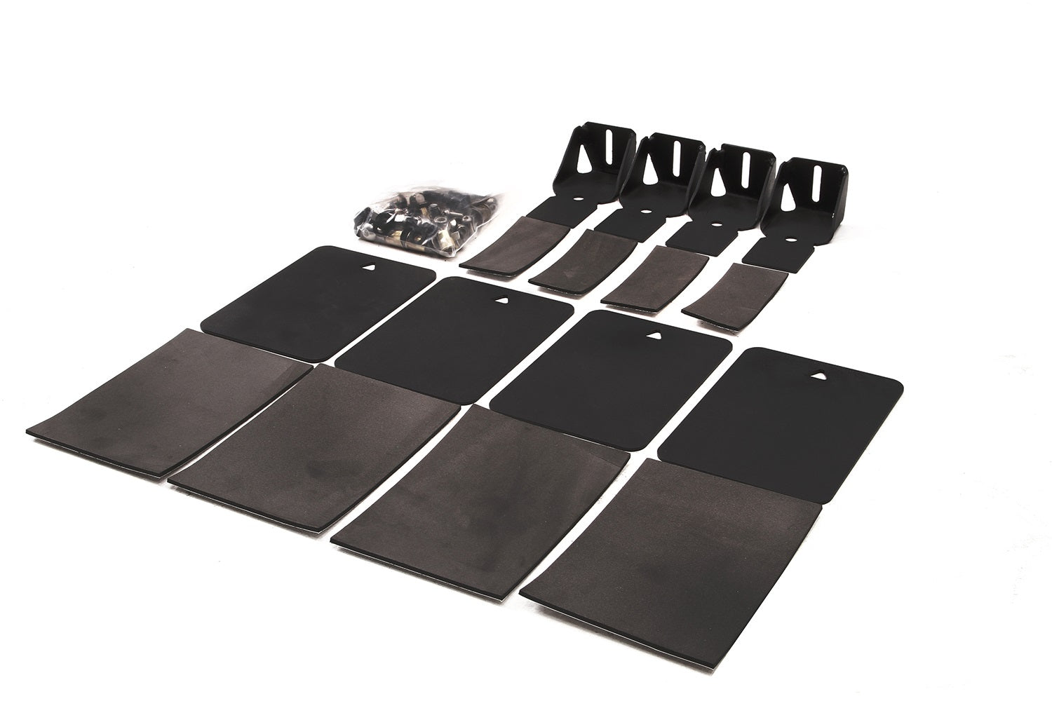 Fab Fours RR01-1 Soft Roof Helper Kit; Powder Coated; Fits All Truck/SUV/Jeep Models; Fab Fours RR01-1