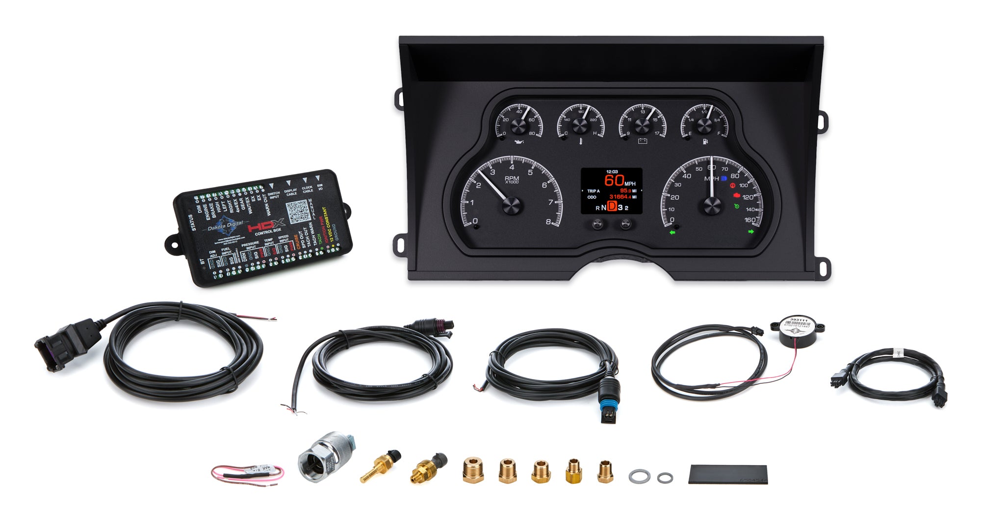 Dakota Digital HDX-88C-PU-K 1988-94 Chevy/GMC Pickup HDX Instrument System Dakota Digital HDX-88C-PU-K