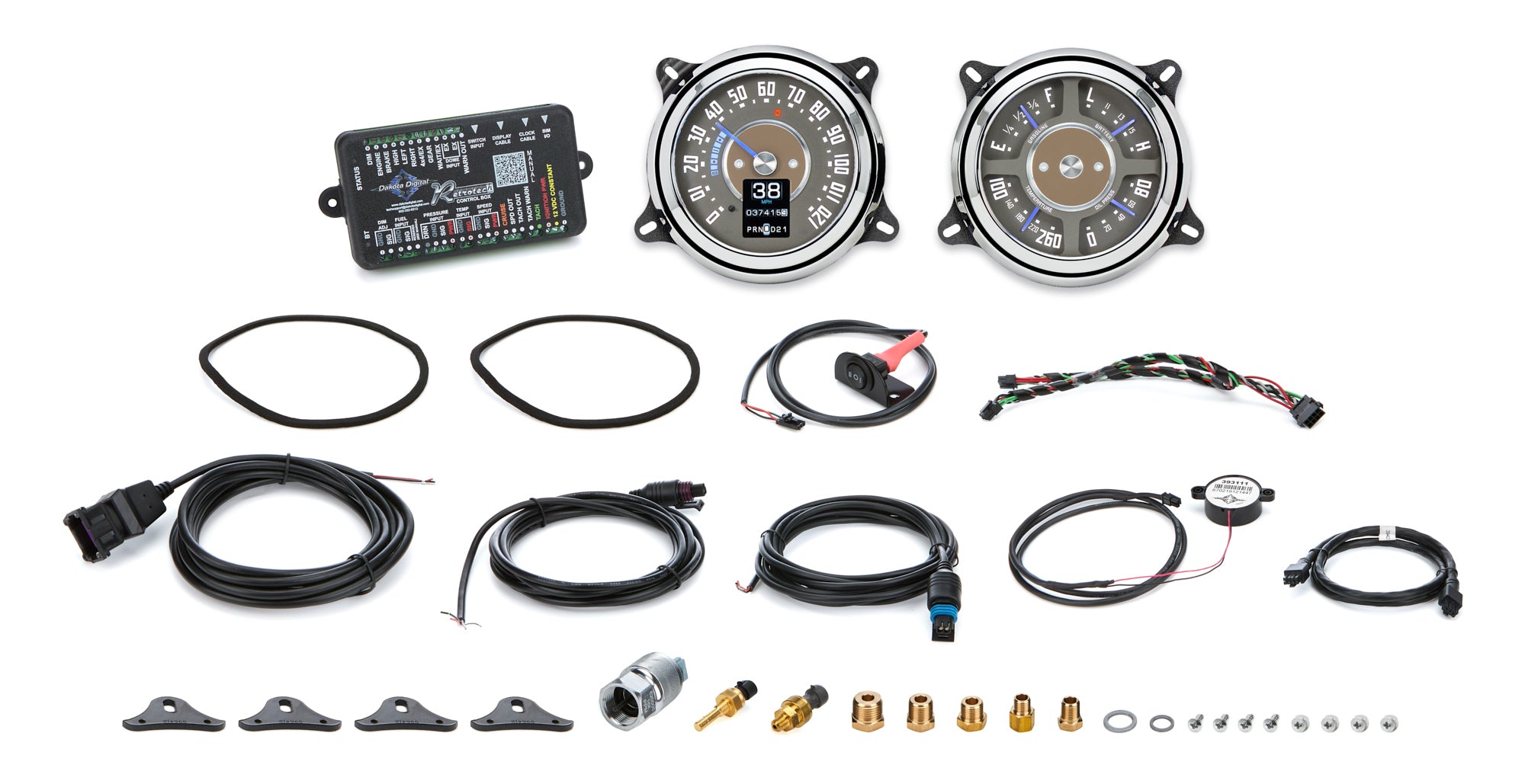 Dakota Digital RTX-47C-PU-X 1947-53 Chevy Truck RTX Instrument System Dakota Digital RTX-47C-PU-X