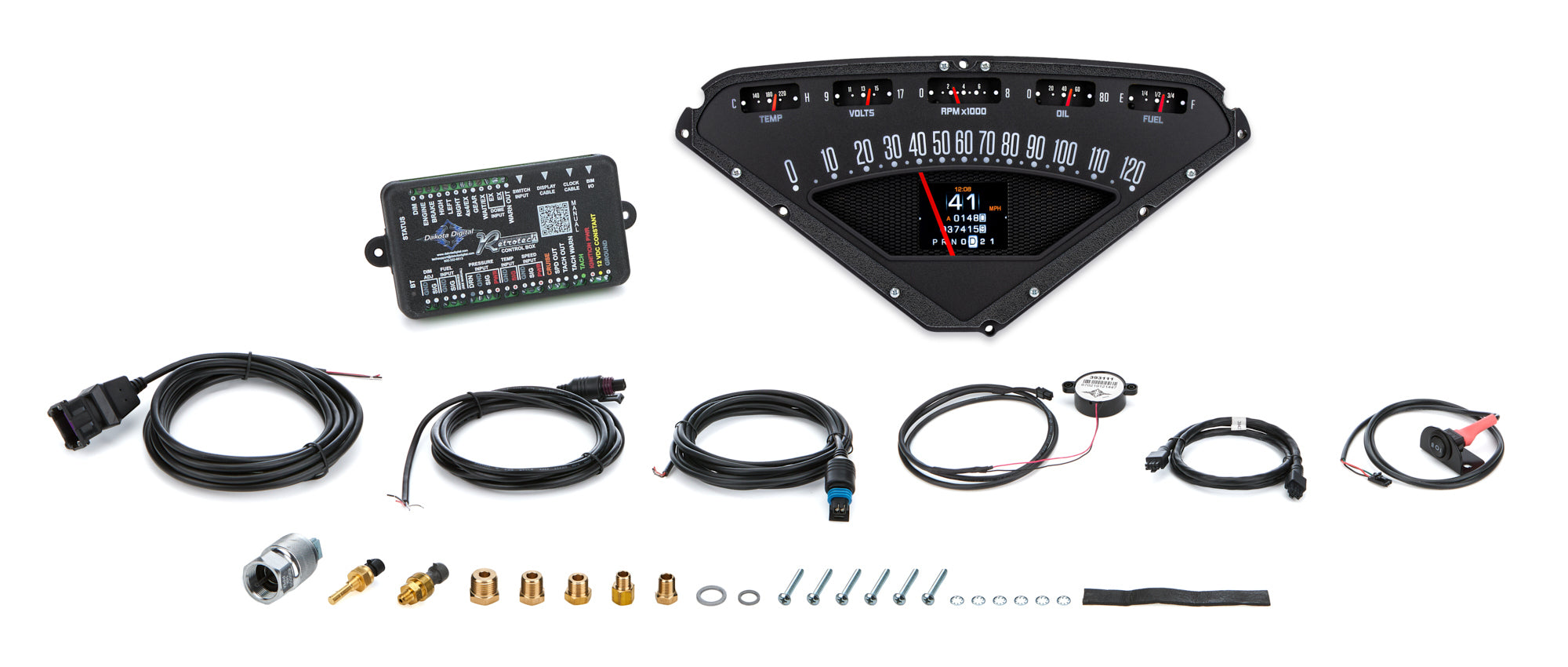 Dakota Digital RTX-55C-PU-X 1955-59 Chevy Truck RTX Instrument System Dakota Digital RTX-55C-PU-X