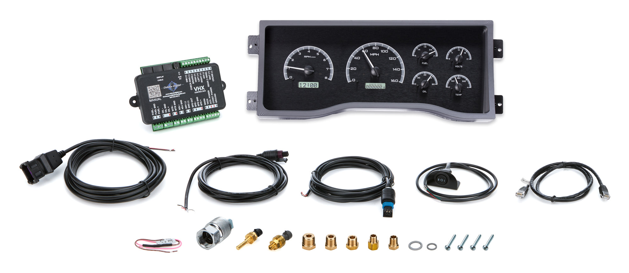 Dakota Digital VHX-95C-PU-K-W 1995-00 Chevy Pickup VHX Instrument System Dakota Digital VHX-95C-PU-K-W
