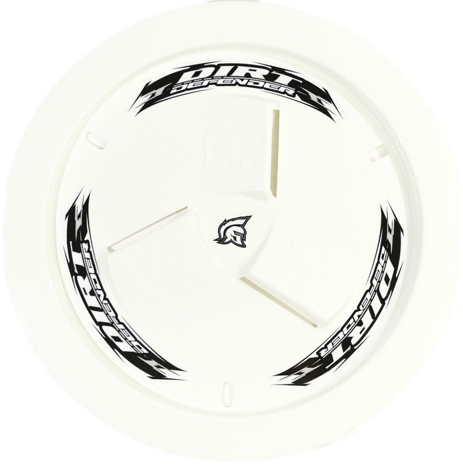 Dirt Defender Racing Products 10240 Wheel Cover White Vented Dirt Defender Racing Products 10240