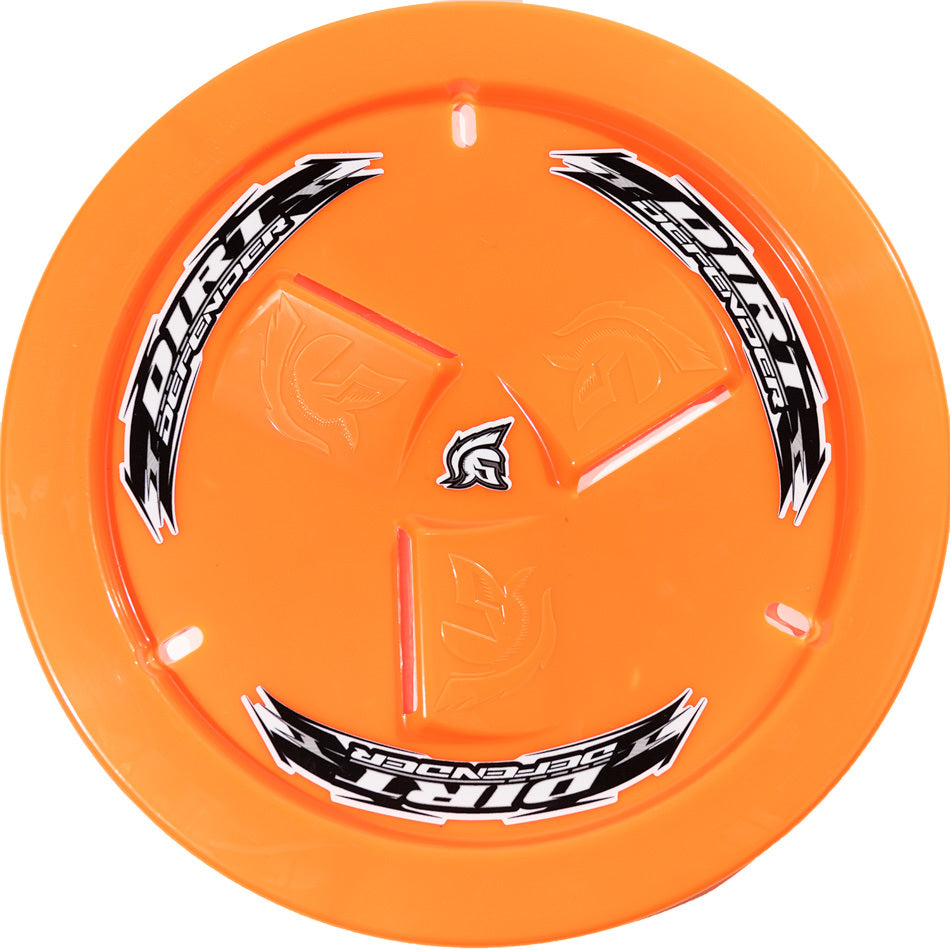 Dirt Defender Racing Products 10280 Wheel Cover Neon Orange Vented Dirt Defender Racing Products 10280