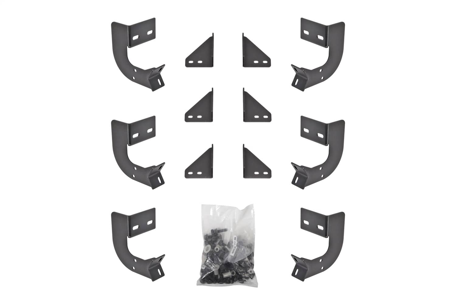 Dee Zee 66336 HEX SIDE STEP BRACKETS 13-18 RAM 1500/ 19-24 CLASSIC/13-26 2500/3500 Dee Zee 66336
