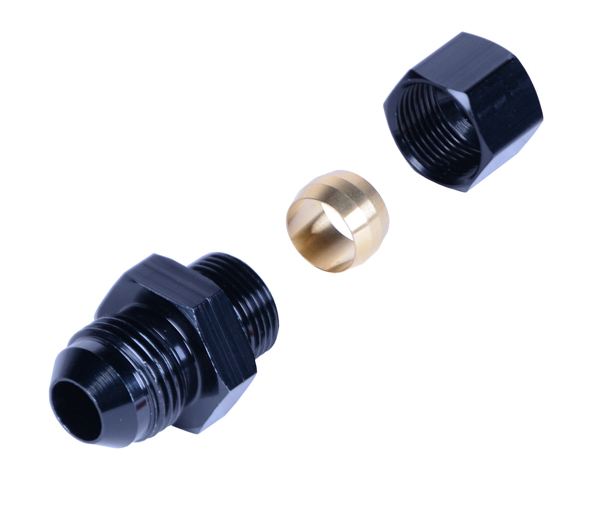 Derale 13046 Fitting 1/2inTube to -8AN Derale 13046