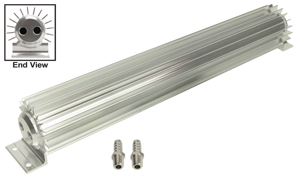 Derale 13262 2 Pass Heat Sink Cooler 18in Long 1/4 NPT Inlet Derale 13262