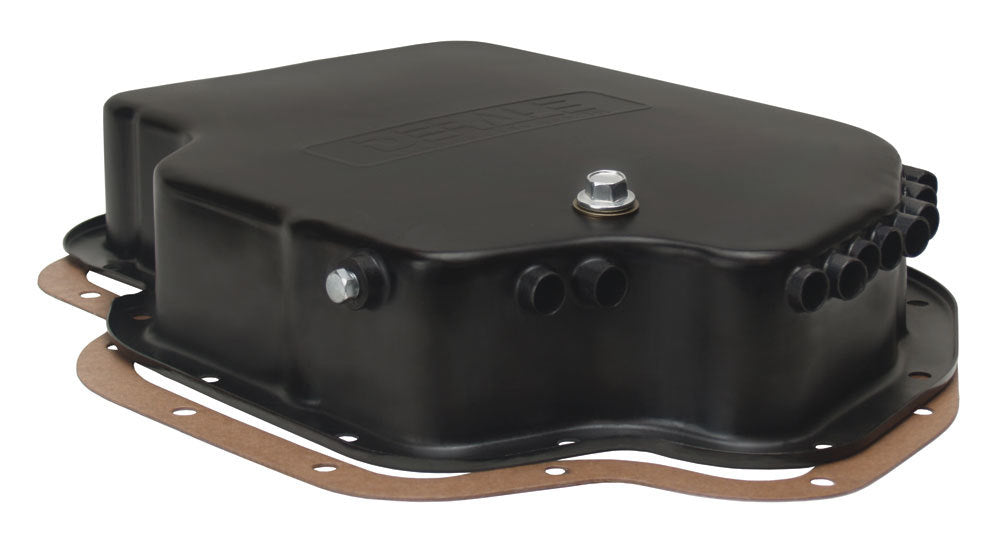 Derale 14201 Black Trans Pan GM TH400 Standard Pan Derale 14201