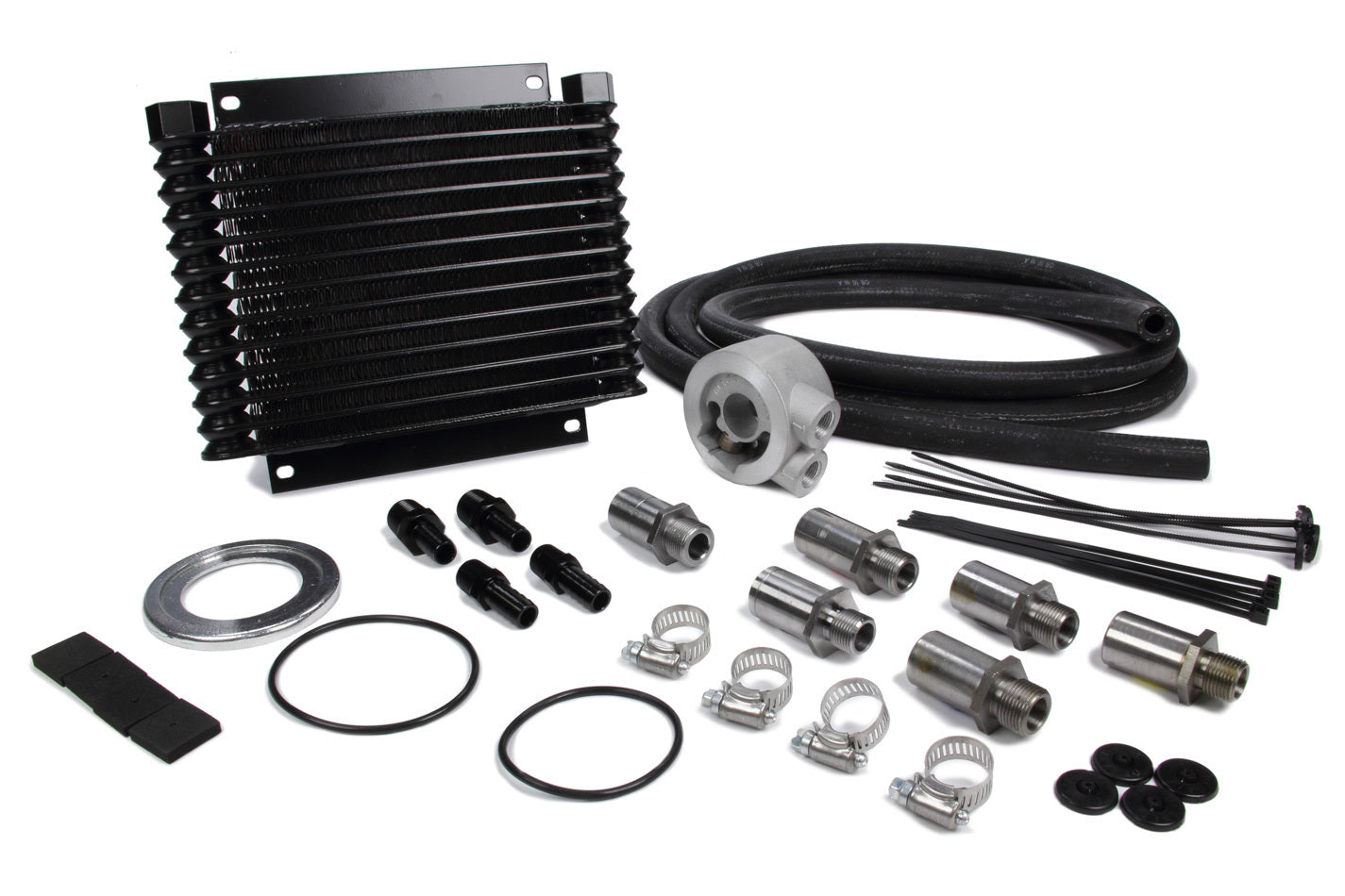 Derale 15405 Plate & Fin Engine Oil C ooler Kit Derale 15405