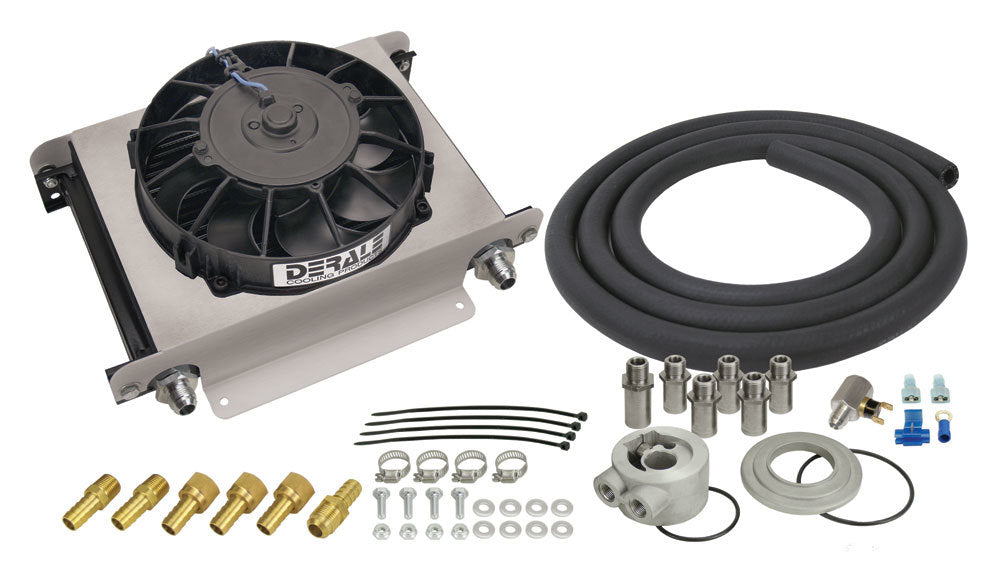 Derale 15660 Hyper-Cool Engine Oil Cooler Kit (-8AN) Derale 15660