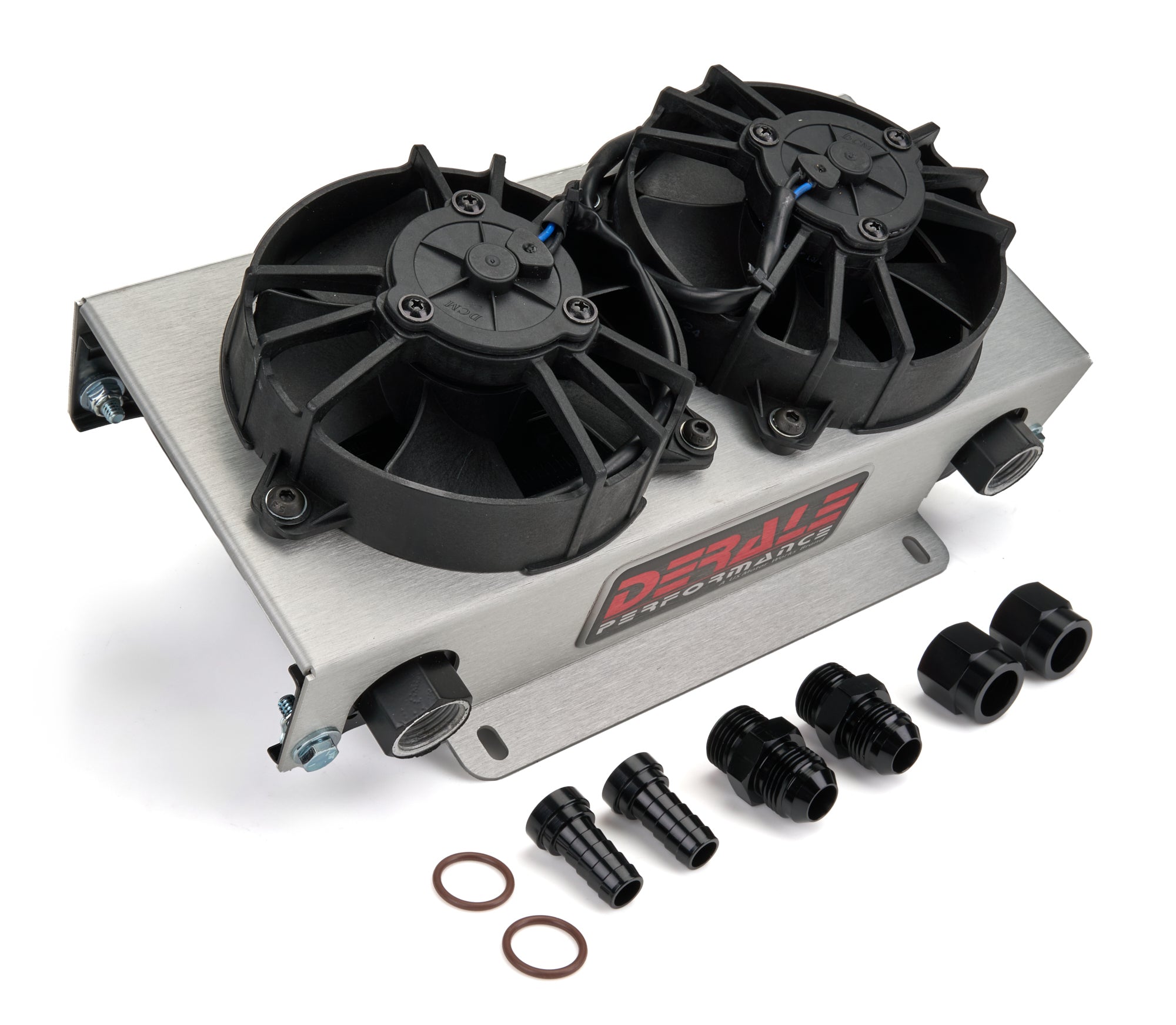 Derale 15845 19 Row Hyper Dual-Cool Remote Cooler (-10AN) Derale 15845