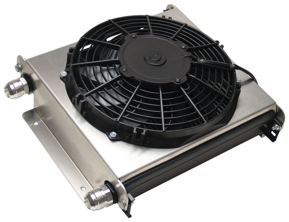 Derale 15876 Remote Oil Cooler -12AN w/ Fan Derale 15876