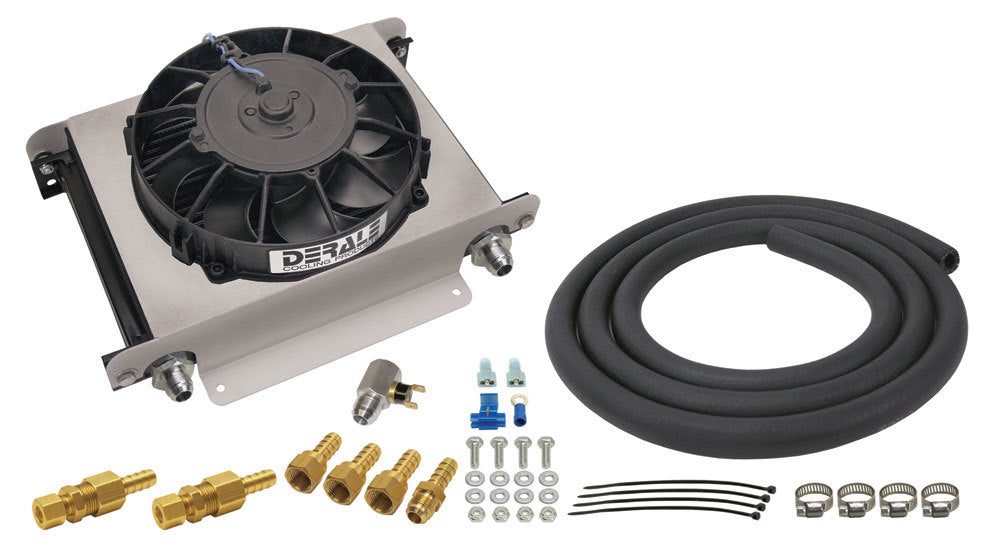 Derale 15960 Hyper-Cool Trans Cooler  Kit -8an Derale 15960