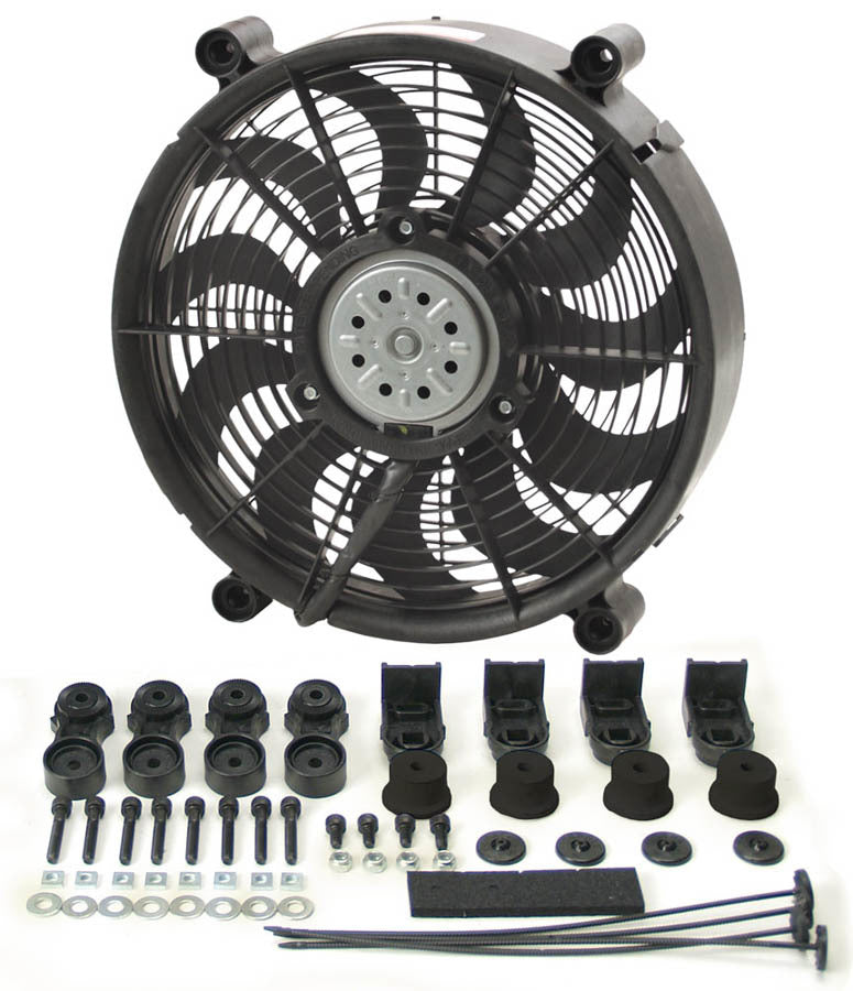 Derale 16212 12in High Output RAD Fan Single Derale 16212