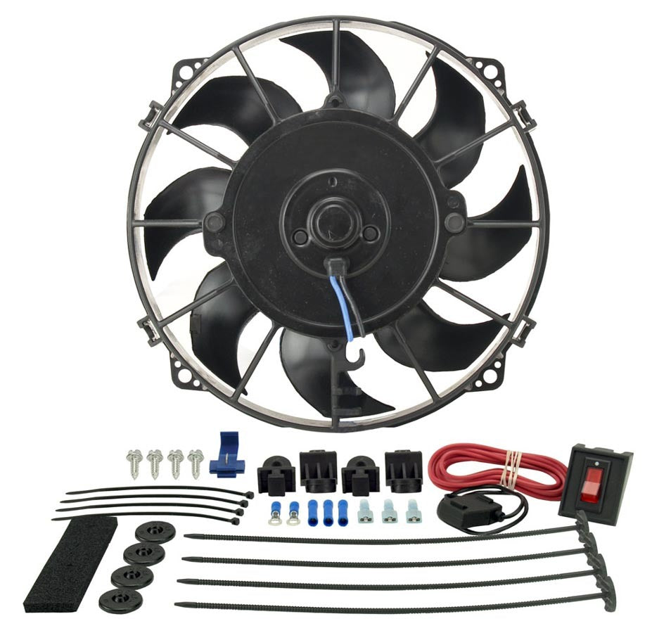 Derale 16508 8in Tornado Electric Fan Premium Kit Derale 16508