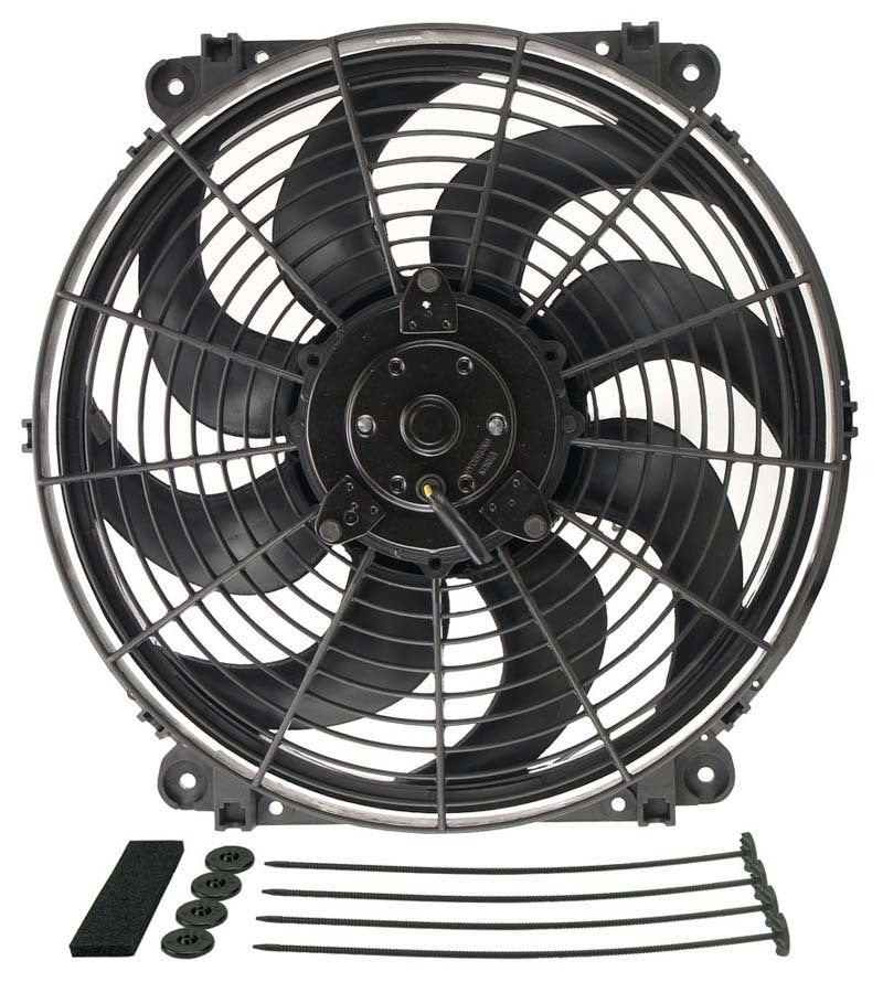 Derale 16624 14in Tornado Electric Fan w/Standard Mount Kit Derale 16624