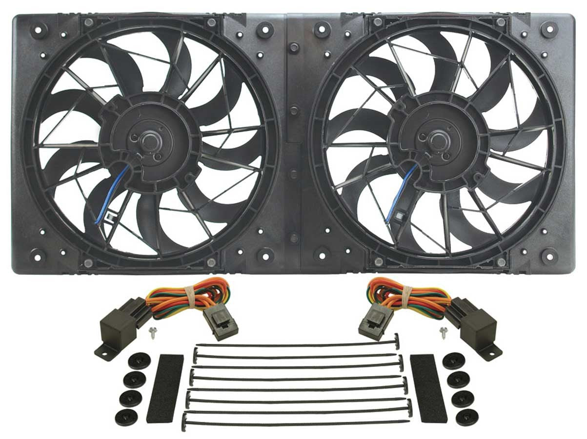 Derale 16812 10in Dual High Output RAD Fans Puller Derale 16812