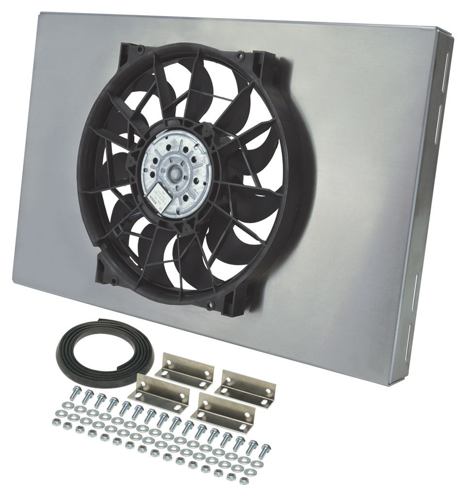 Derale 16827 RAD Fan w/Alum Shroud Assembly Derale 16827