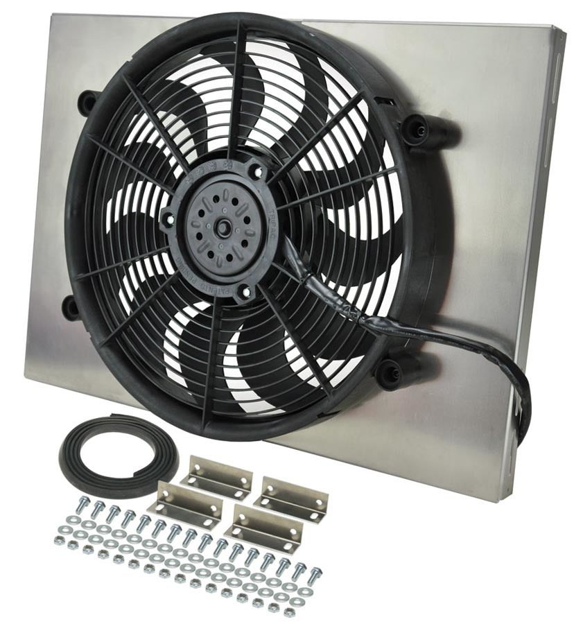 Derale 16828 RAD Fan w/Alum Shroud Assembly Derale 16828