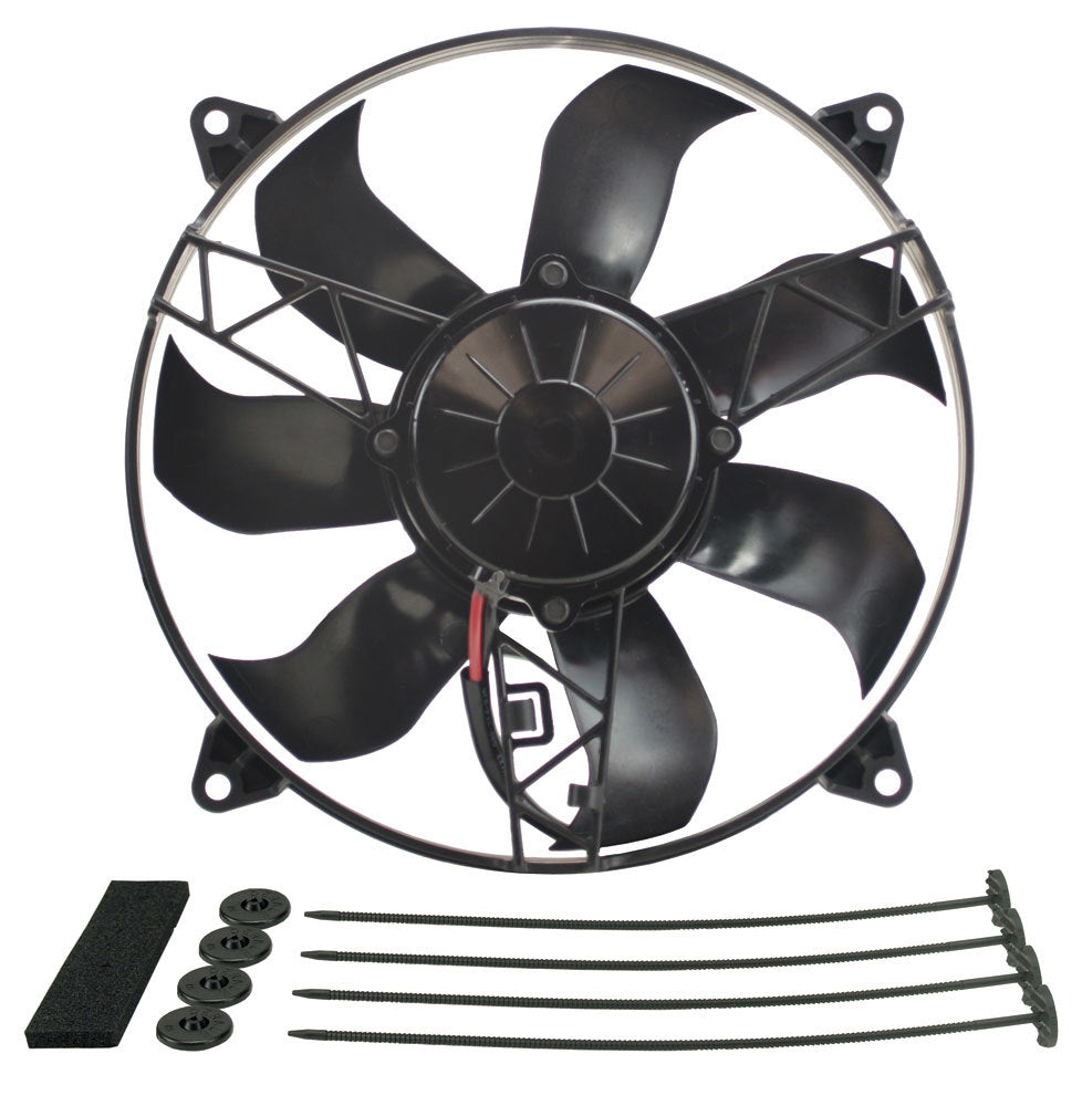 Derale 16918 12in High Output RAD Fan Single Puller Derale 16918