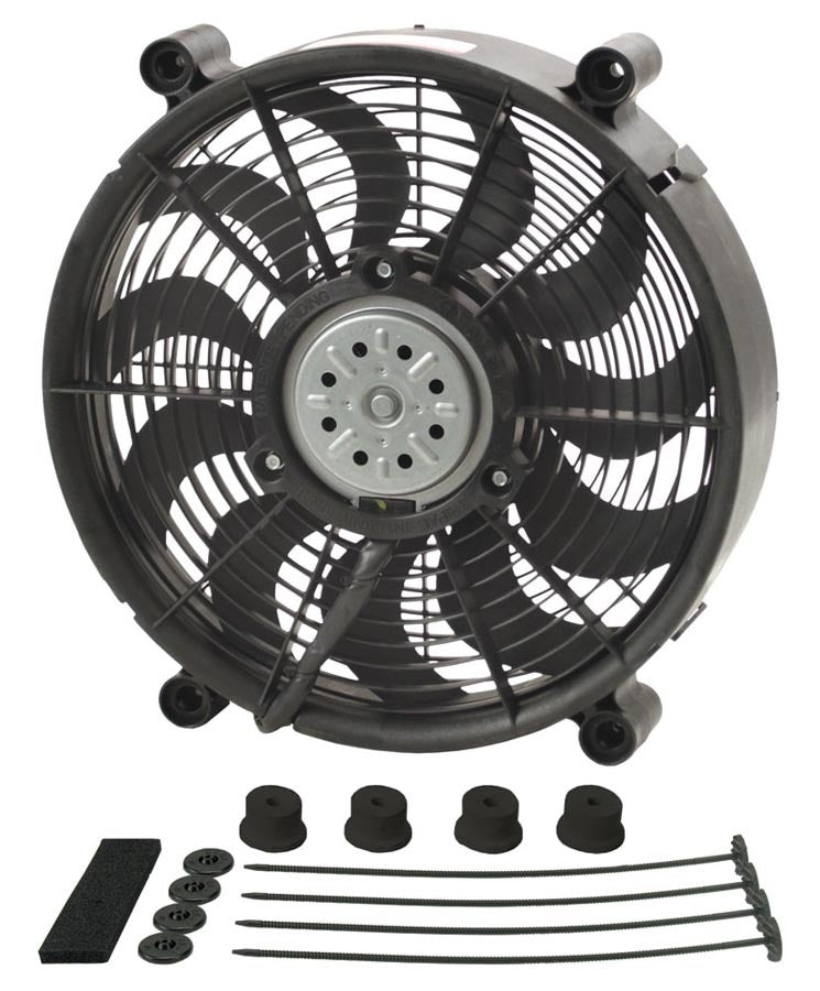 Derale 18212 12in High Output Electrc Fan Standard Kit Derale 18212