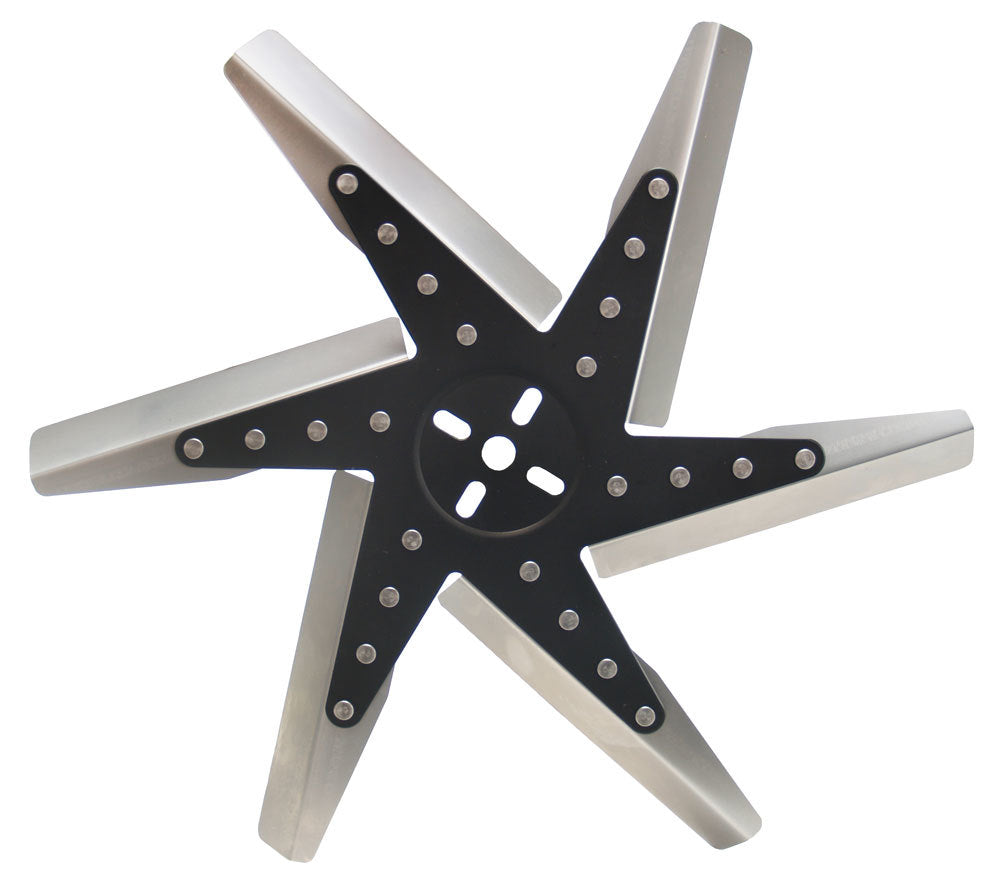 Derale 19318 18in HP Stnless Steel Fl ex Fan (Black Hub/Rvrse Derale 19318