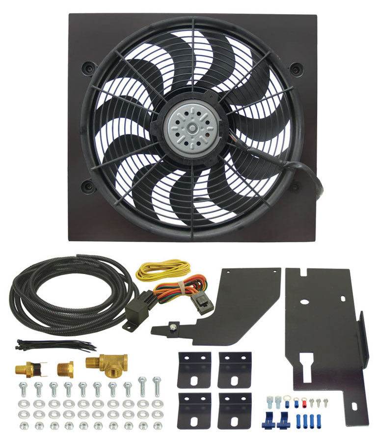 Derale 20161 86-06 Wrangler Electric Fan Kit Derale 20161