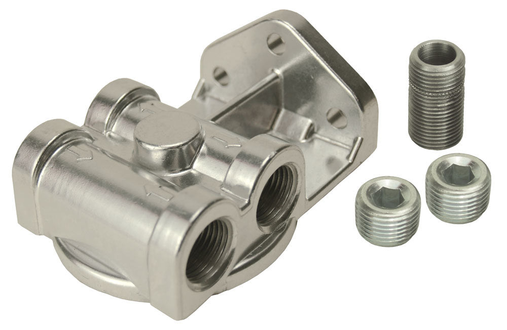Derale 25729 Side-Ports Filter Mount 1/2in NPT Derale 25729