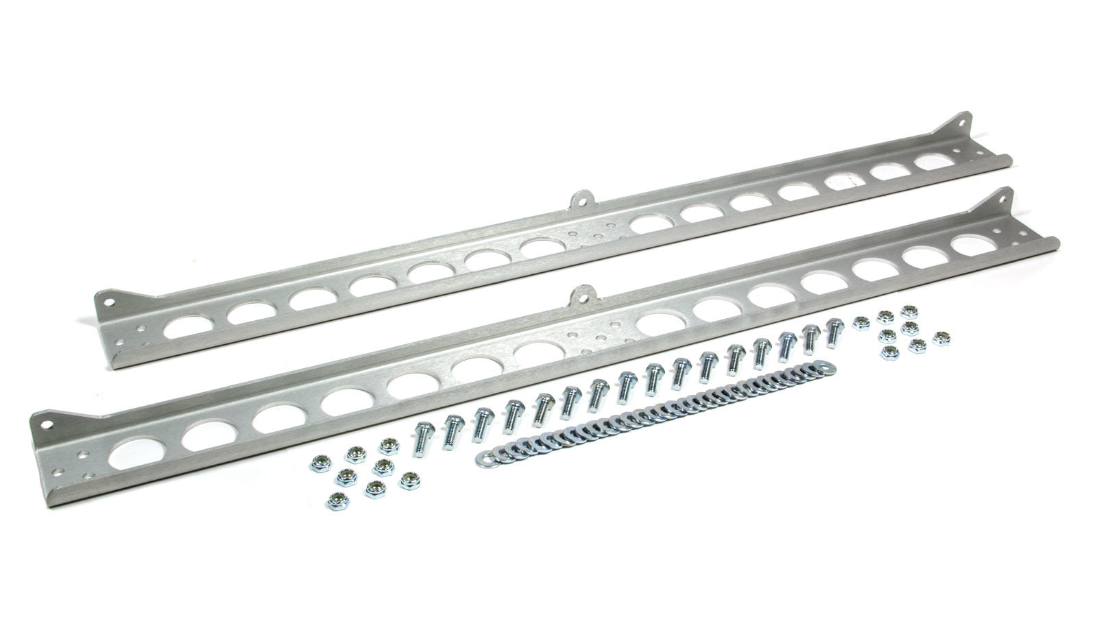 Derale 50022 Dual Cooler Mounting Brackets Aluminum Derale 50022