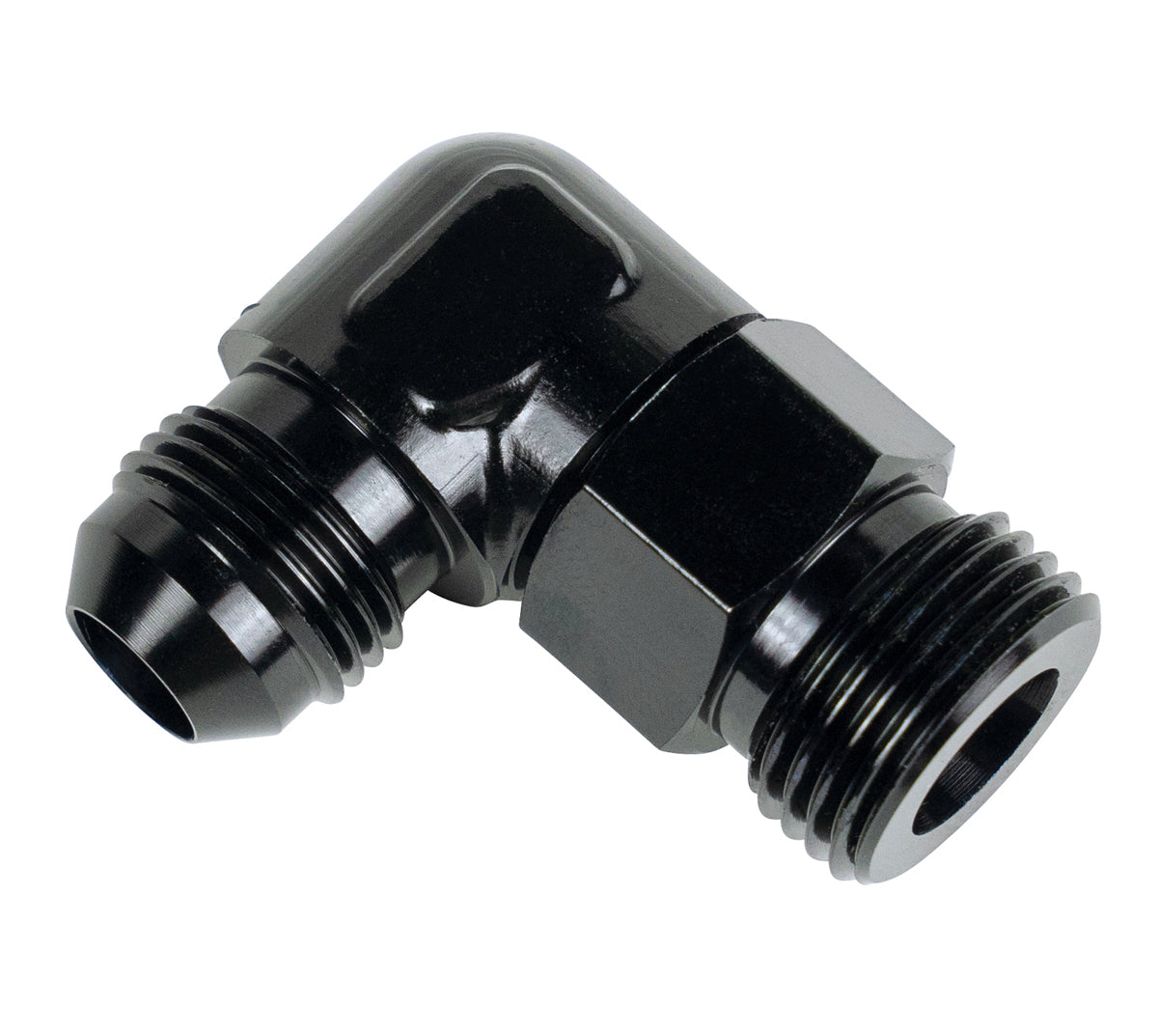 Derale 59508 Fitting 90 Degree 7/8-14 to -8AN Male Derale 59508