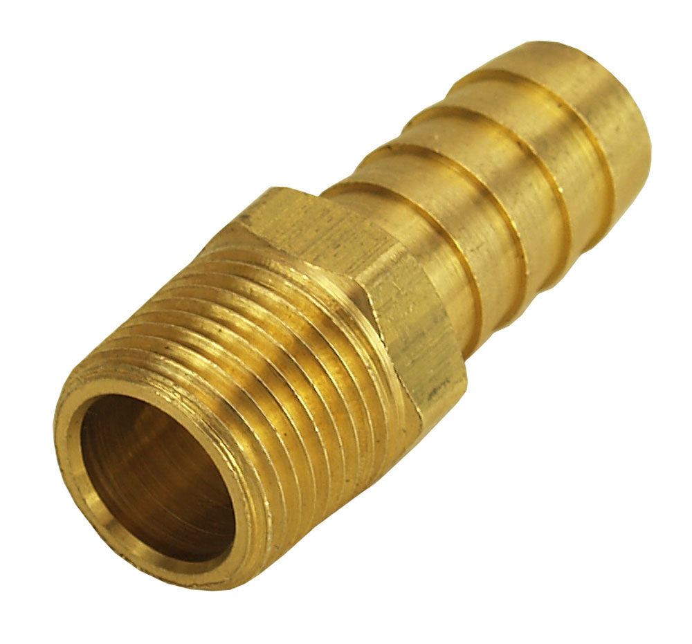 Derale 98102 Straight Hose Barb Fitti ng 3/8 NPT M x 1/2 Barb Derale 98102