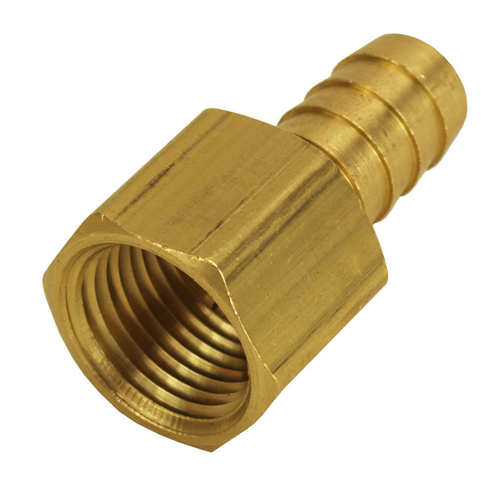 Derale 98106 Straight Hose Barb Fitti ng 1/2 NPT F x 1/2 Barb Derale 98106
