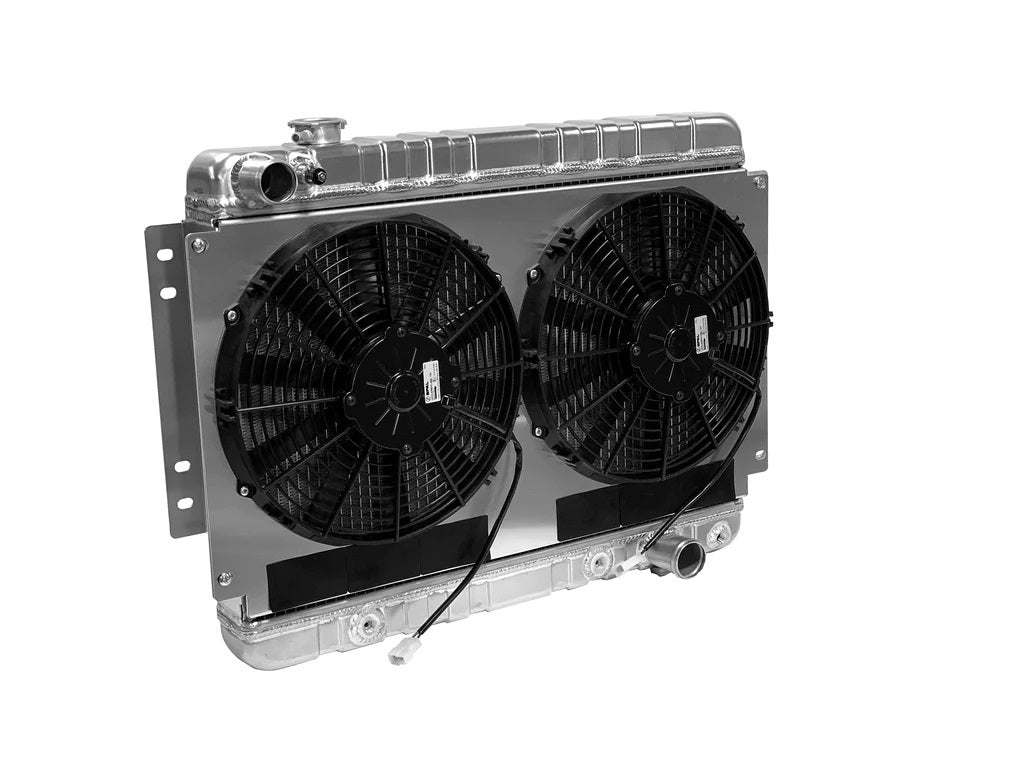 Dewitts Radiator 32-4139002A Radiator w/Fans Chevelle 66-67 Auto Trans Raw Dewitts Radiator 32-4139002A