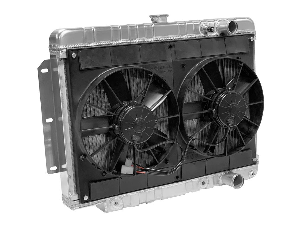 Dewitts Radiator 32-4139014A Radiator w/Fans Impala 59-64 Auto Trans Raw Dewitts Radiator 32-4139014A