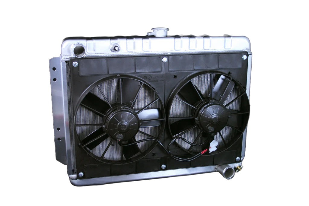 Dewitts Radiator 32-4139016A Radiator w/Fans Impala 65-70 Auto Trans Raw Dewitts Radiator 32-4139016A