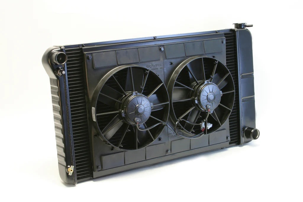 Dewitts Radiator 32-4239003M Radiator w/Fans Chevelle 68-72 Manual Trans Black Dewitts Radiator 32-4239003M