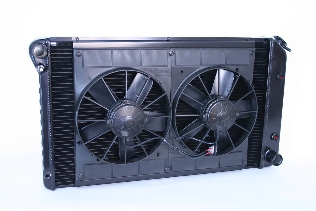 Dewitts Radiator 32-4239005A Radiator w/Fans Camaro 70-81 Auto Trans Black Dewitts Radiator 32-4239005A
