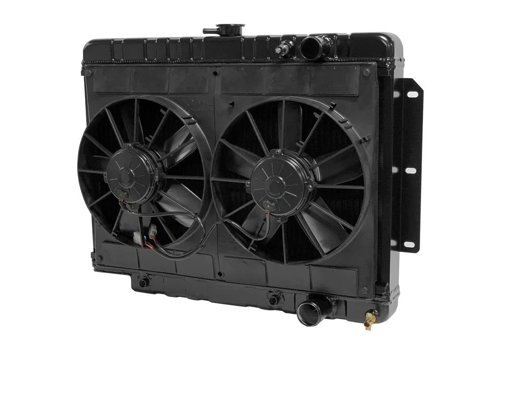 Dewitts Radiator 32-4239014A Radiator w/Fans Impala 59-64 Auto Trans Black Dewitts Radiator 32-4239014A
