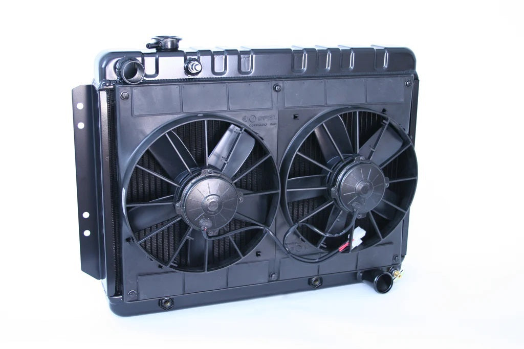 Dewitts Radiator 32-4239016A Radiator w/Fans Impala 65-70 Auto Trans Black Dewitts Radiator 32-4239016A
