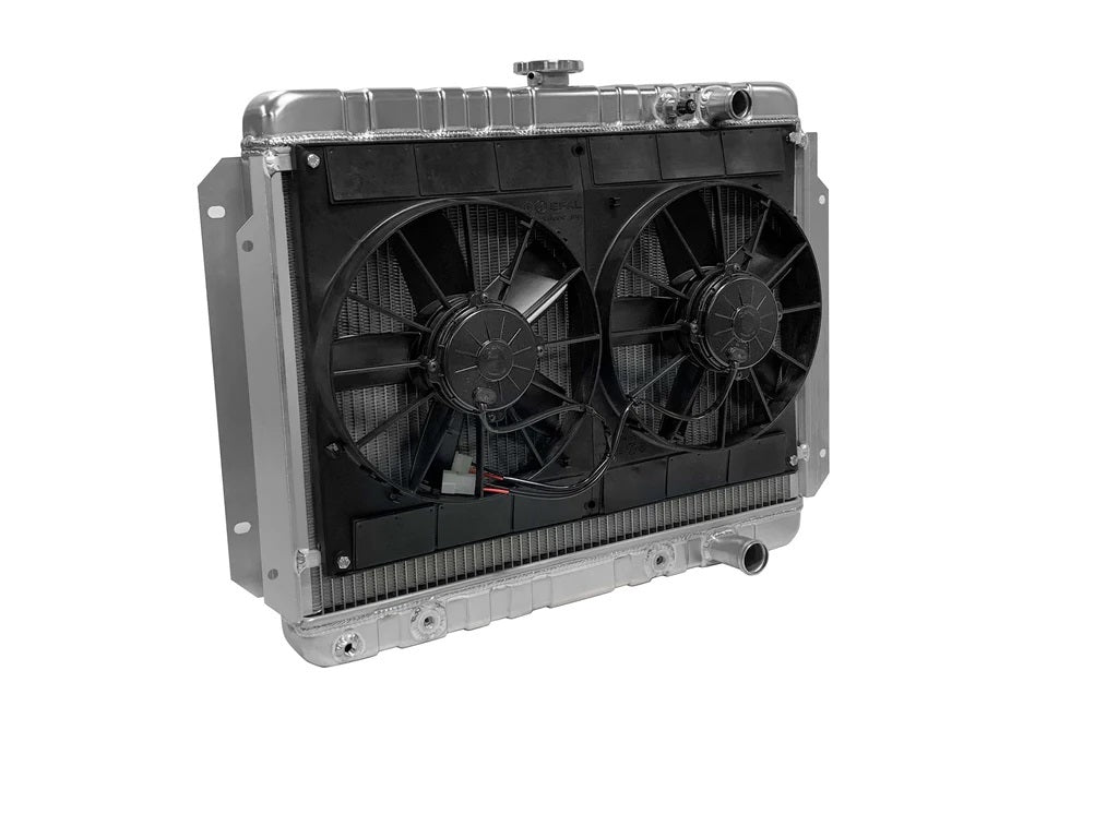 Dewitts Radiator 32-6139016A Radiator w/Fans Impala LS 65-70 Auto Trans Raw Dewitts Radiator 32-6139016A