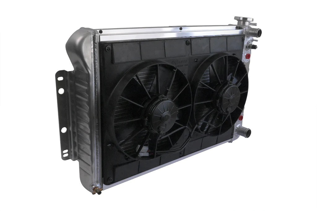 Dewitts Radiator 32-6139022A Radiator w/Fans Camaro 67-69 LS Auto Trans Raw Dewitts Radiator 32-6139022A