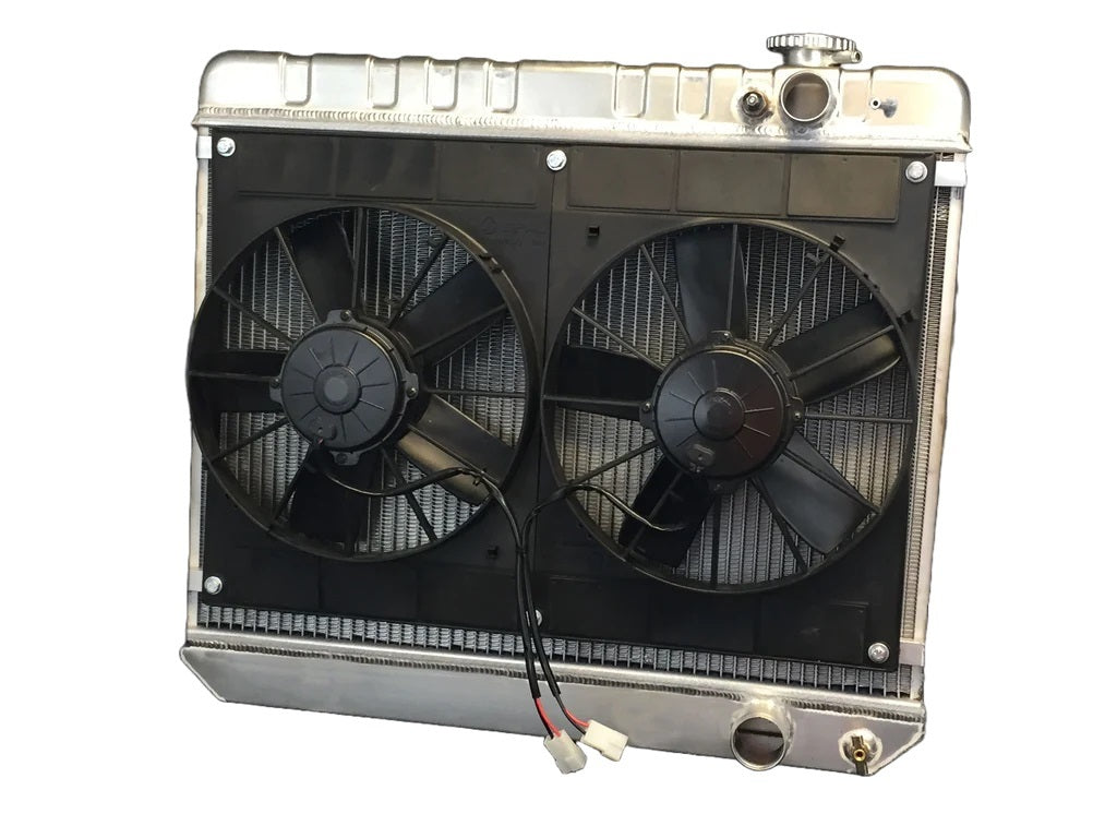 Dewitts Radiator 32-6139035M Radiator w/Fans Nova LS 73-74 Manual Trans Raw Dewitts Radiator 32-6139035M