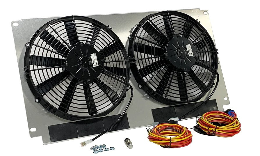 Dewitts Radiator 32-SP440 Fan Kit 66-67 Chevelle Dual 2200cfm Dewitts Radiator 32-SP440