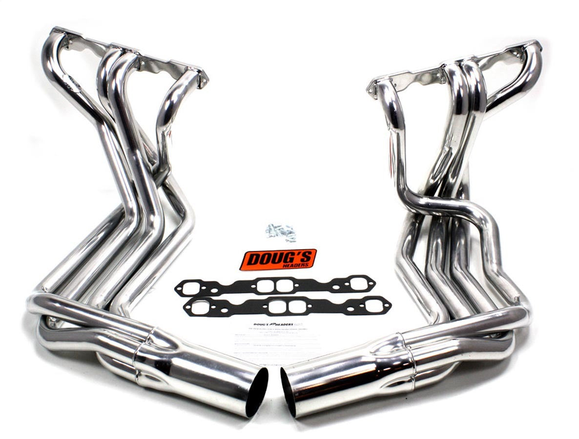 Doug's Headers D380 SBC Side Mount Headers - Silver - 63-82 Vette Doug's Headers D380