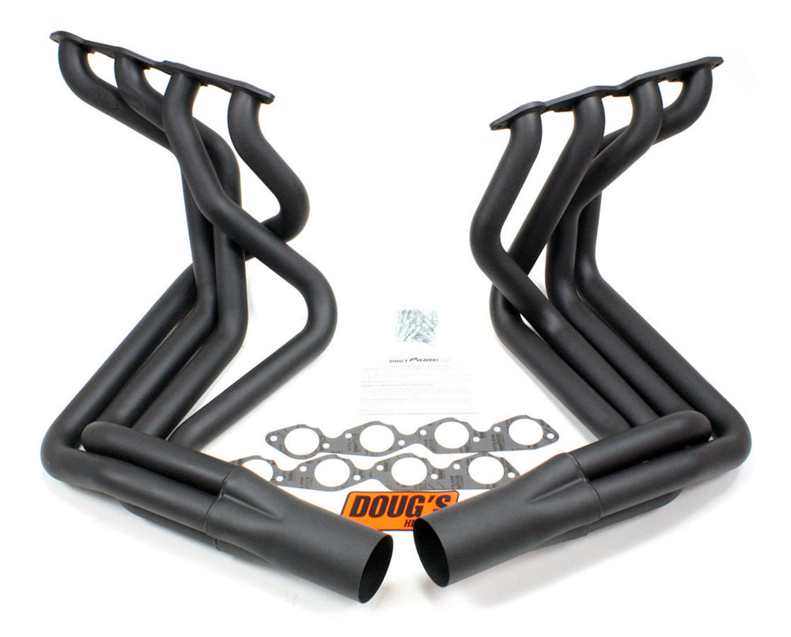 Doug's Headers D381-B BBC Side Mount Headers - Black - 63-82 Vette Doug's Headers D381-B