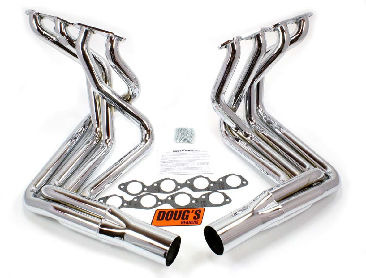 Doug's Headers D381-C BBC Side Mount Headers - Chrome - 63-82 Vette Doug's Headers D381-C
