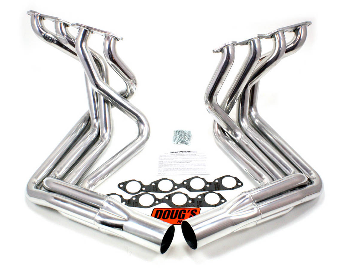 Doug's Headers D381 BBC Side Mount Headers - Silver - 63-82 Vette Doug's Headers D381