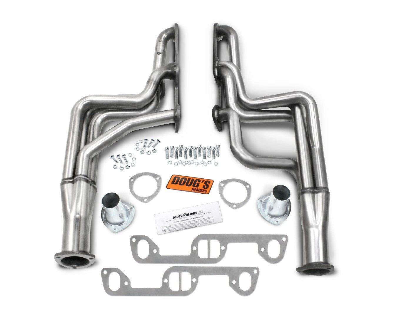 Doug's Headers D590-SS 68-72 Pontiac 350-455 Headers - Long Tube Doug's Headers D590-SS