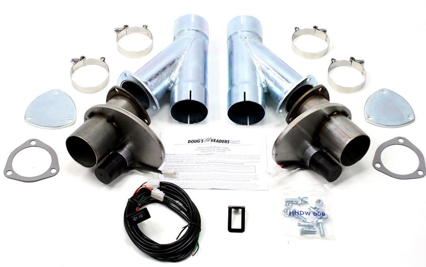 Doug's Headers DEC300AK Electric Exhaust Cut-Outs - 3.00 (Pair) Doug's Headers DEC300AK