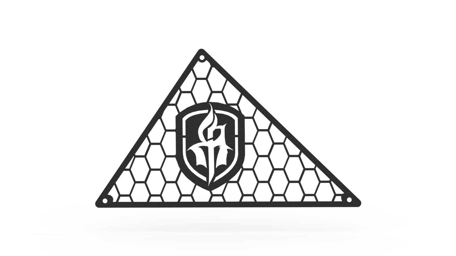 Road Armor DHRC1MH Identity Headache Racks; Standard 40 in. Center Light Pod; Hyve Mesh; Raw; Road Armor DHRC1MH