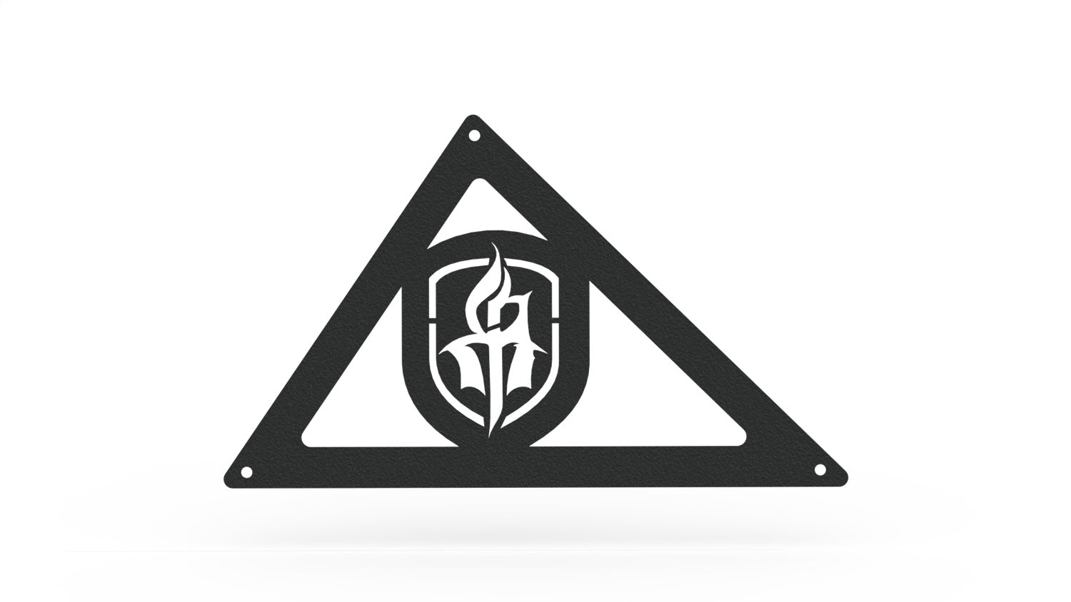 Road Armor DHRC1MR Identity Headache Racks; Standard 40 in. Center Light Pod; Beauty Rings; Raw; Road Armor DHRC1MR